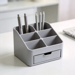 Multi-Compartment ABS Pen Organizer