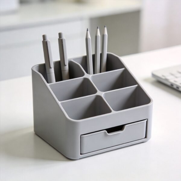 Multi-Compartment ABS Pen Organizer