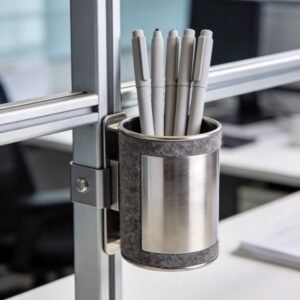 Magnetic Desk-Attach Pen Holder
