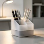 Stackable Plastic Desk Pen Organizer